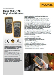 Fluke 240133_15B_17B Digtalmultimeter Titel