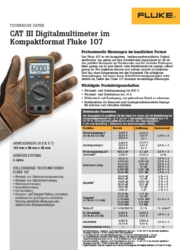 Fluke_107 CAT III Titel